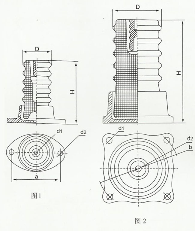 ZL-10/8户内联合胶装支柱绝缘子